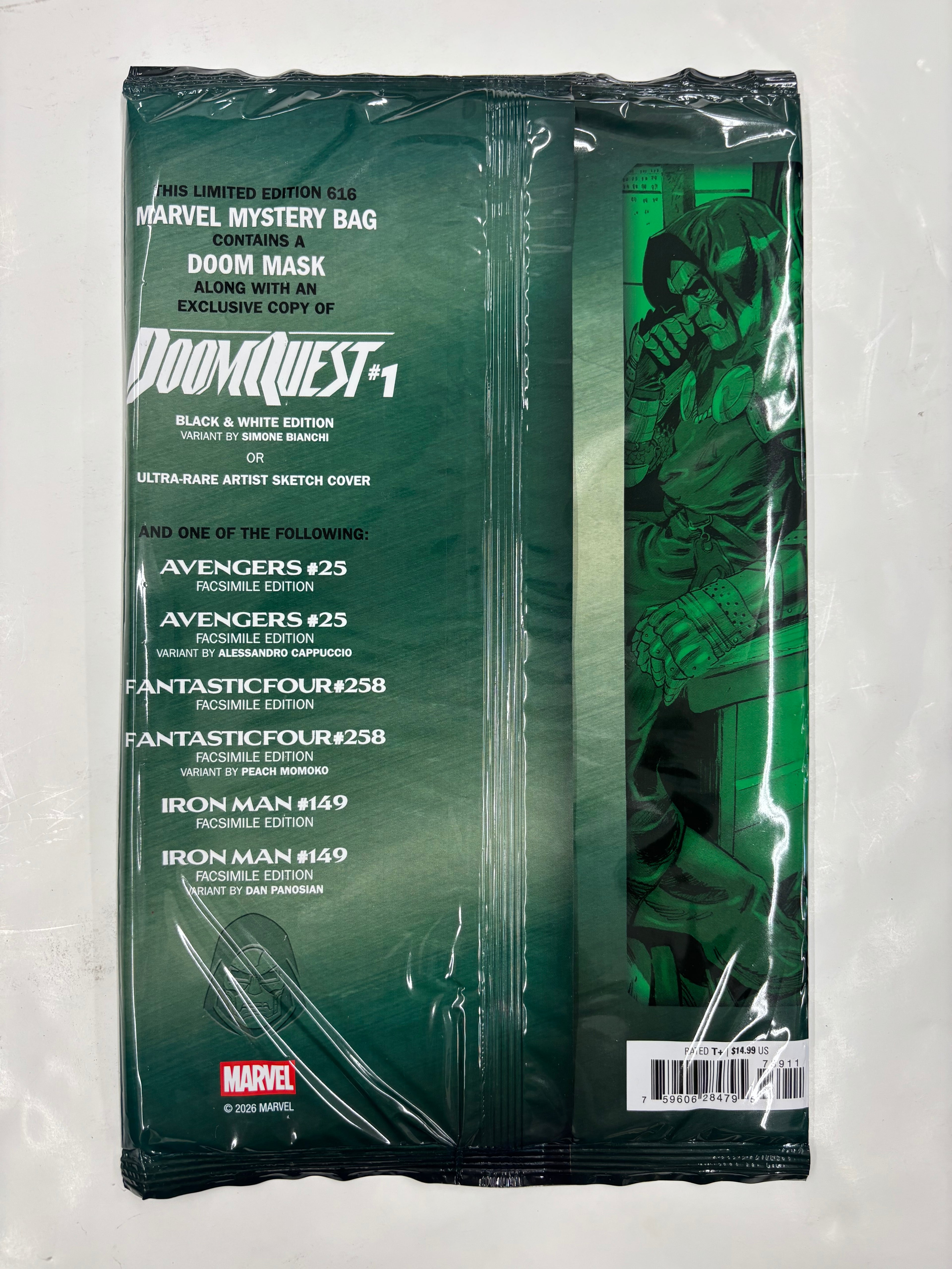 616 Doomquest #1 blind bag w/ mask