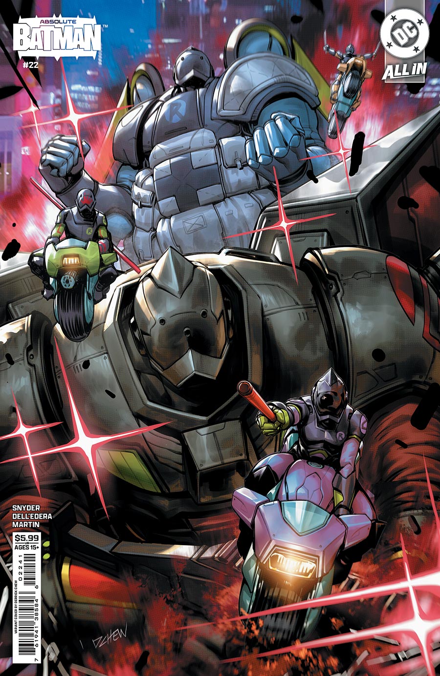 RAW ABSOLUTE BATMAN #22 CVR D DERRICK CHEW CARD STOCK VAR