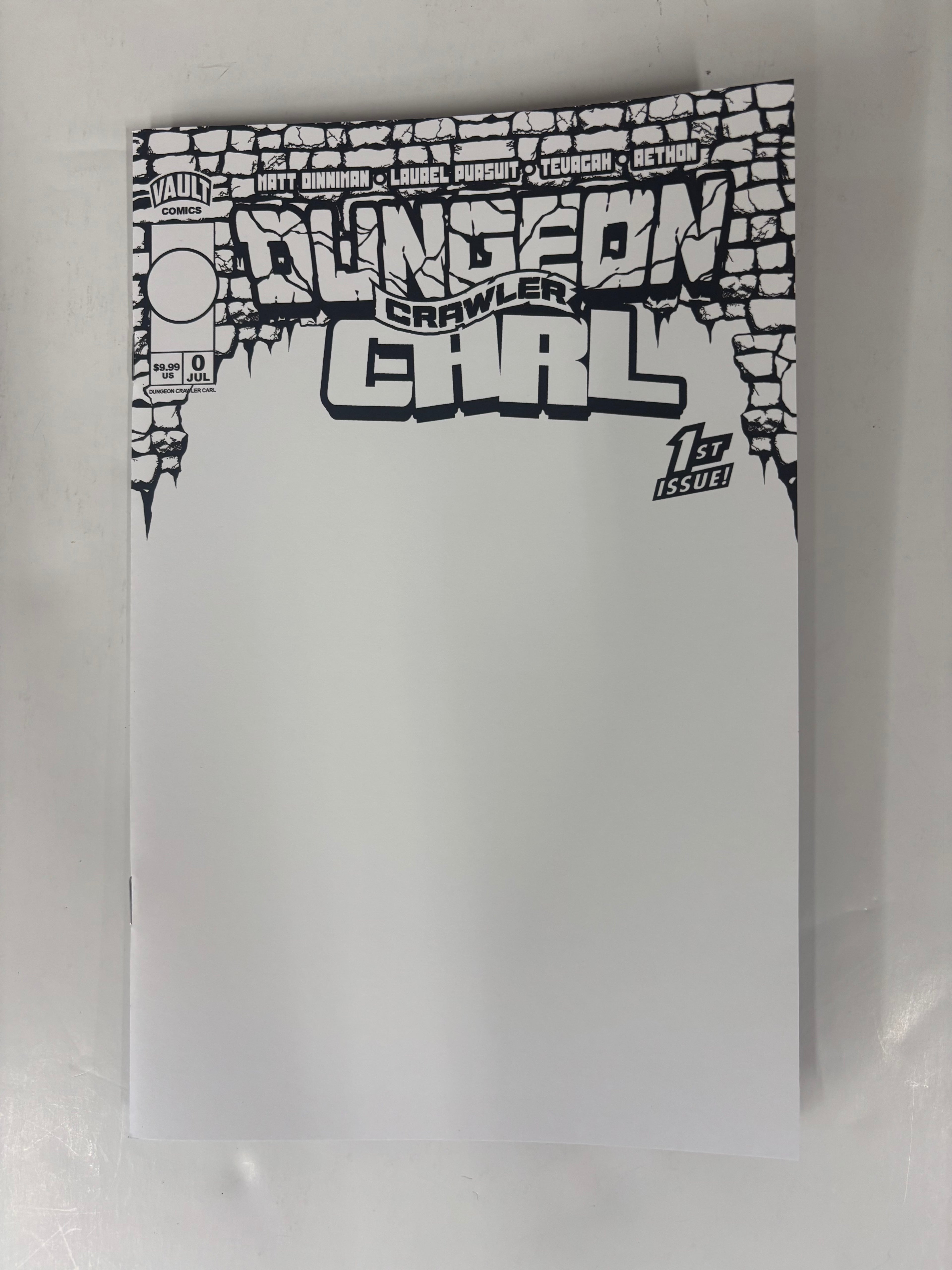 Dungeon crawler Carl special edition #0 blank cover