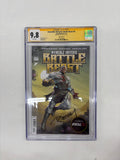OTTLEY SIGNED battle beast #9 h variant cover 9.8 cgc yellow label