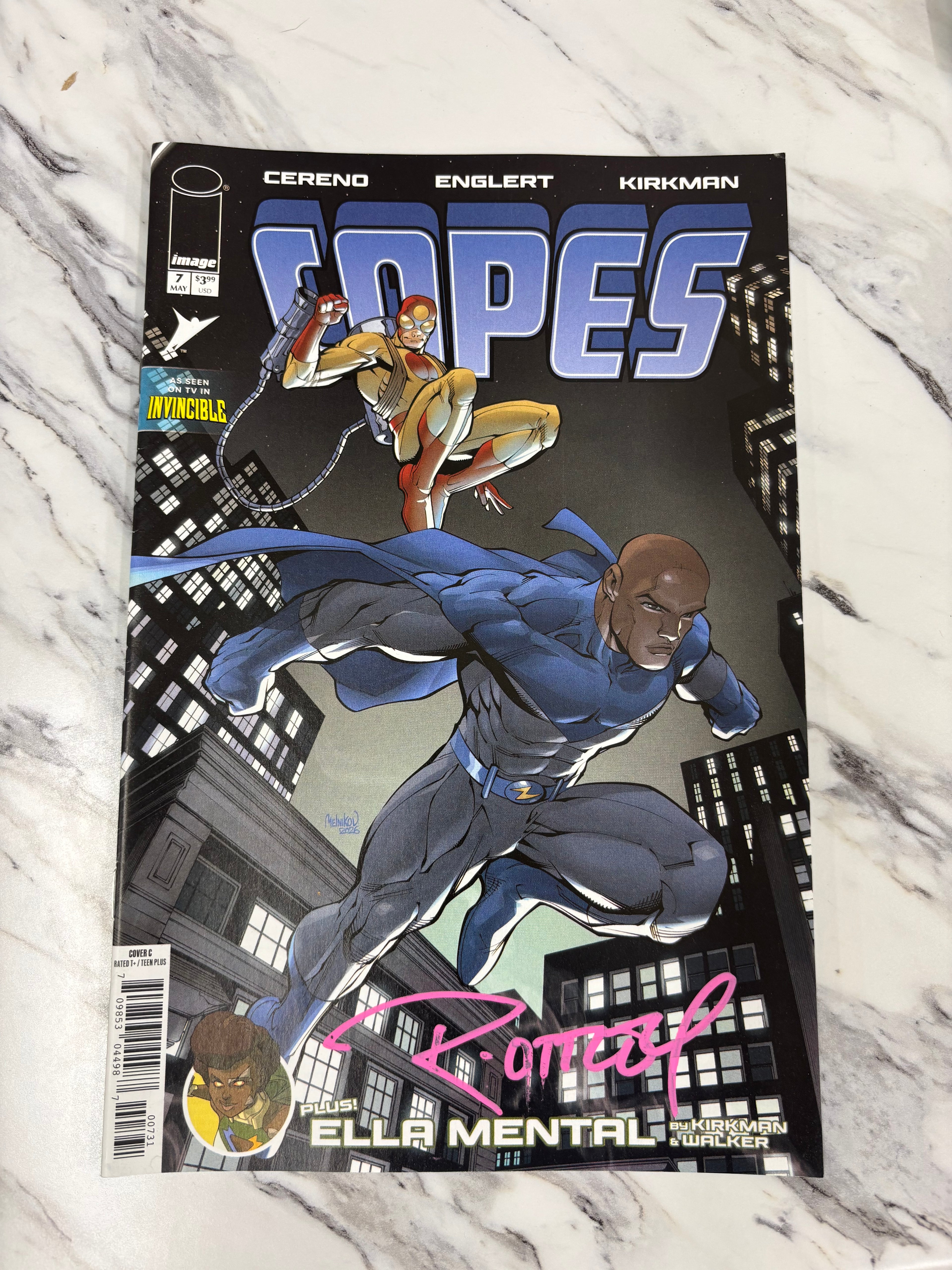 Capes #7 Cover C Invincible Month Variant Signed by Ryan Ottley
