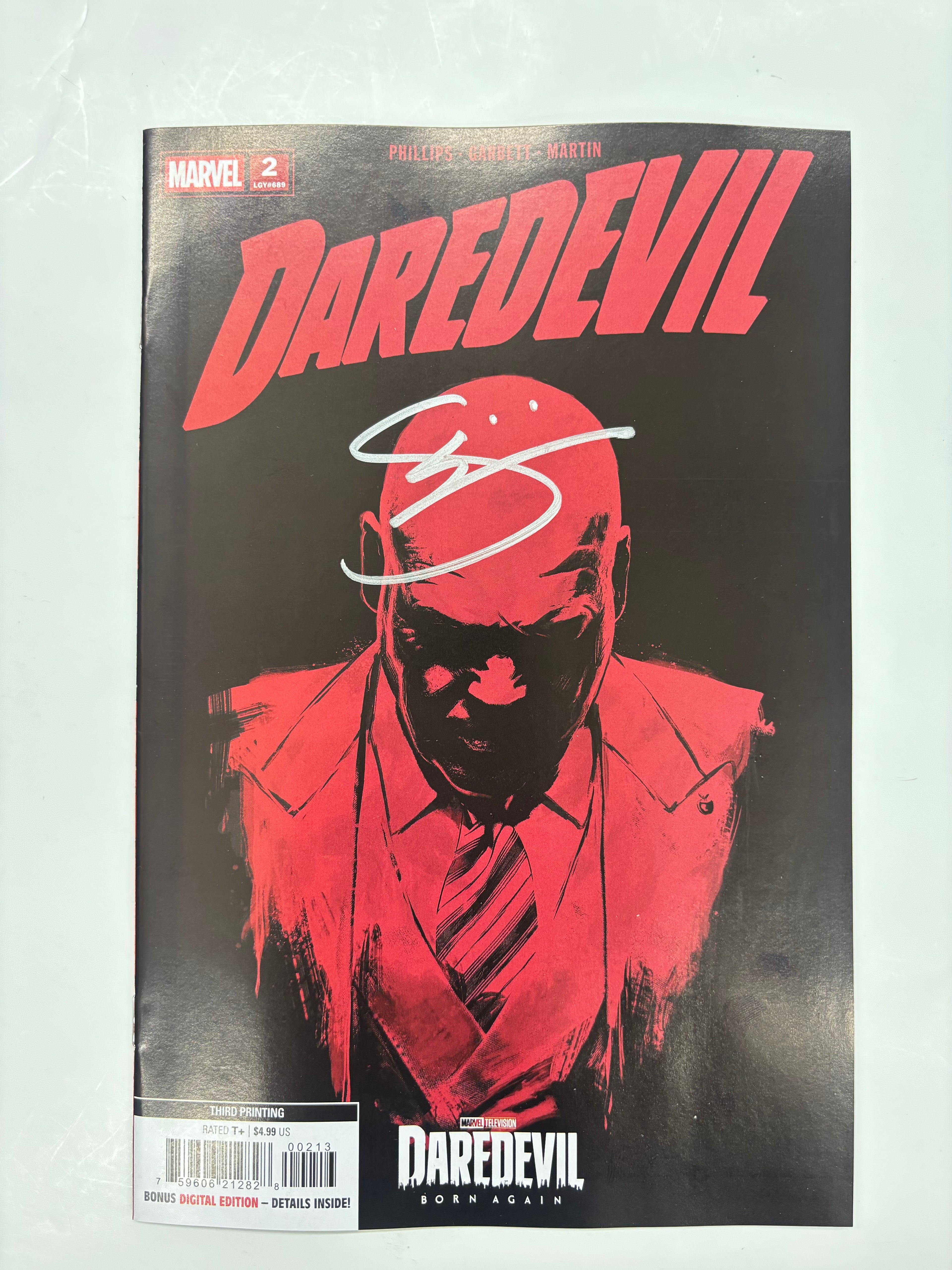 PHILIPS SIGNED daredevil #2 third printing