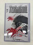 Terminal #1 1:2500 variant signed and sketch by Andy Kubert (A)