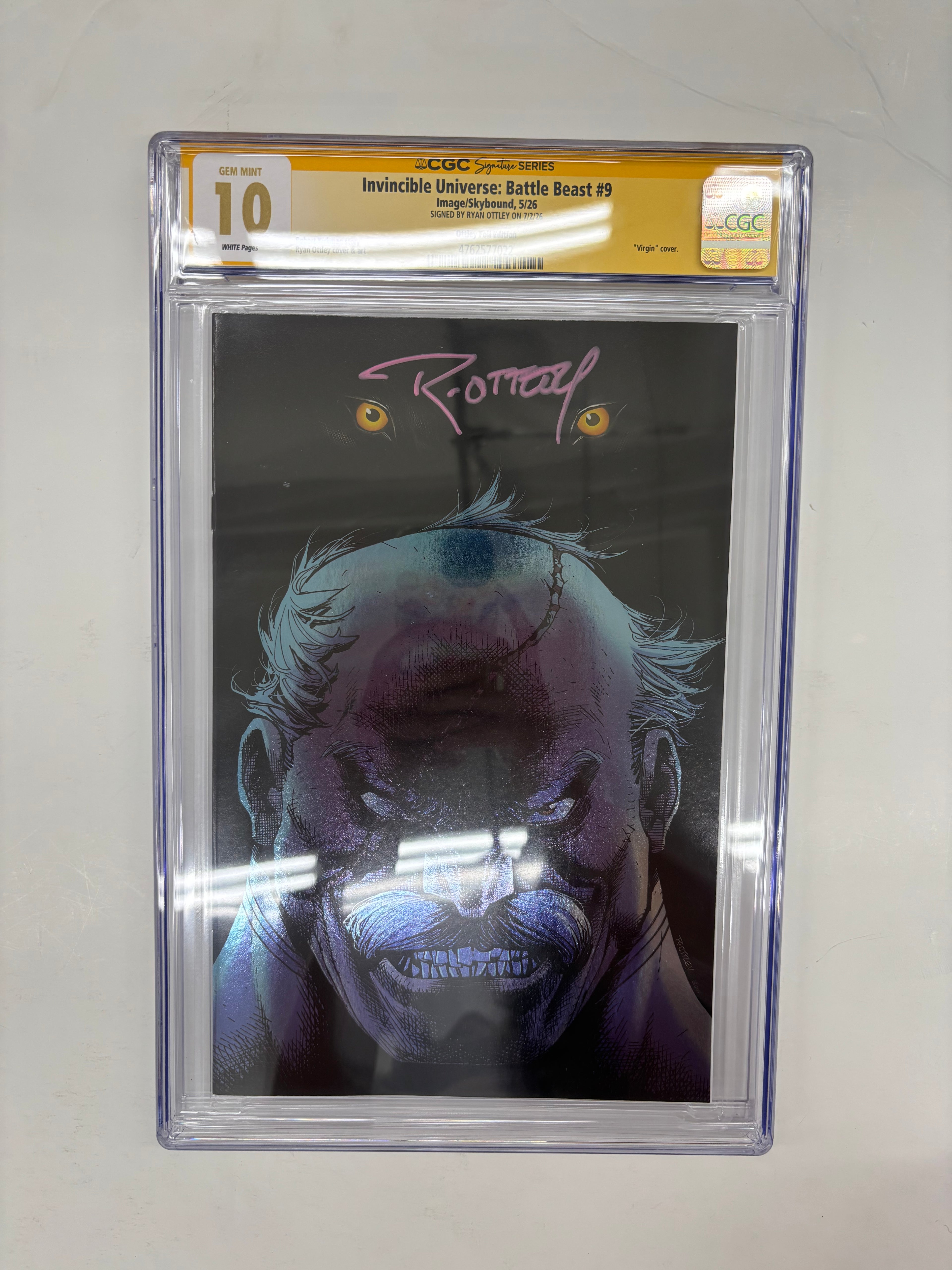 Cgc 10 battle beast #9 SDCC Ottley foil variant