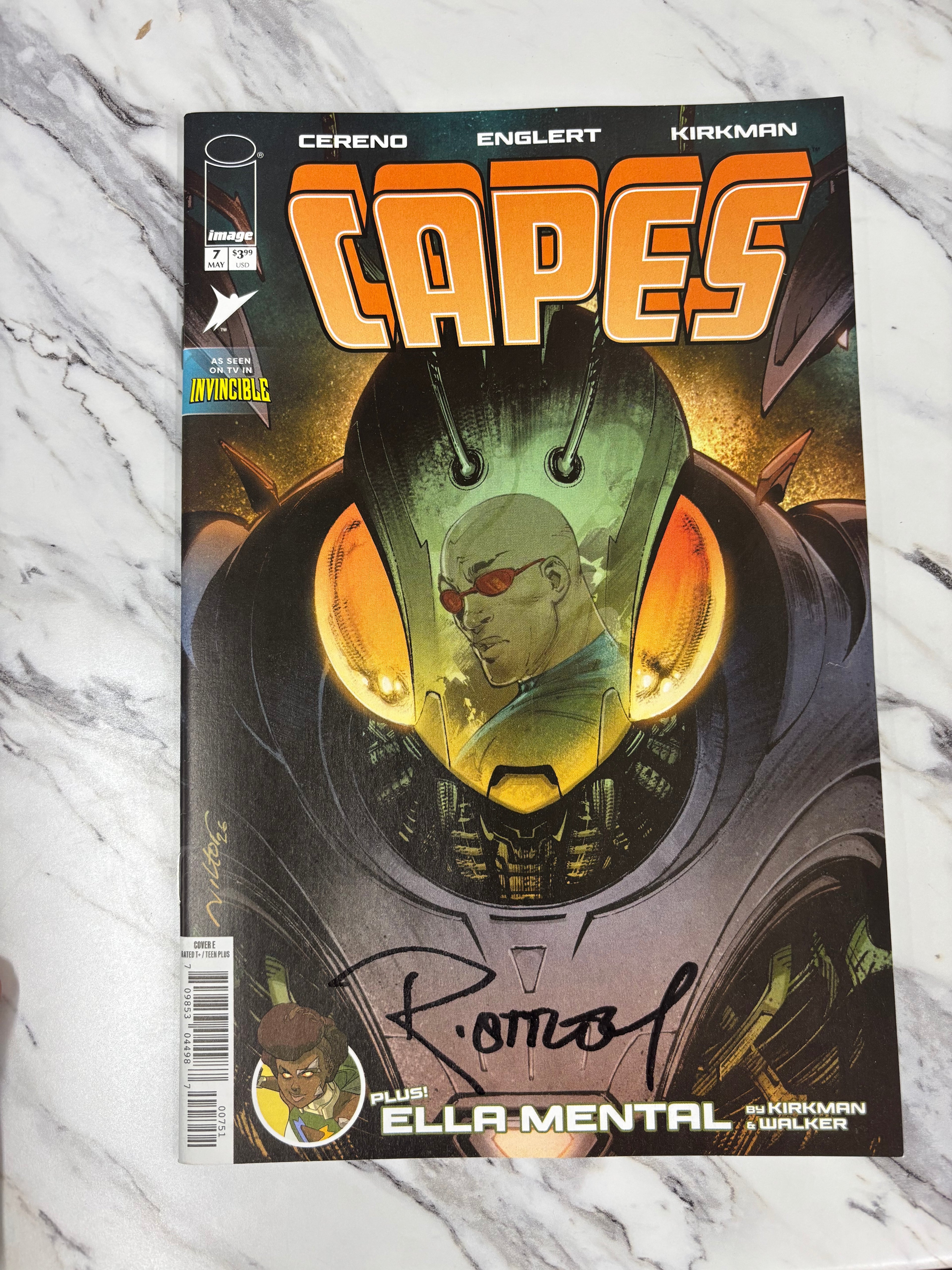 Capes #7 Cover E Invincible Month Variant Signed By Ryan Ottley