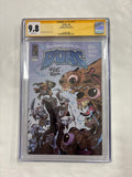 Yellow slab cgc 9.8 D’ORC #4 signed by Brett bean