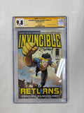 Invincible Returns Facsimile Edition #1 Cover B CGC 9.8 Yellow Label Signed by Ryan Ottley