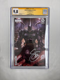 YELLOW SLAB CGC 9.8 absolute Batman Ark-m #1 second printing/variant cover signed by Scott Snyder