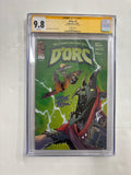 D’ORC #2 second printing signed by Brett Bean cgc 9.8 yellow label