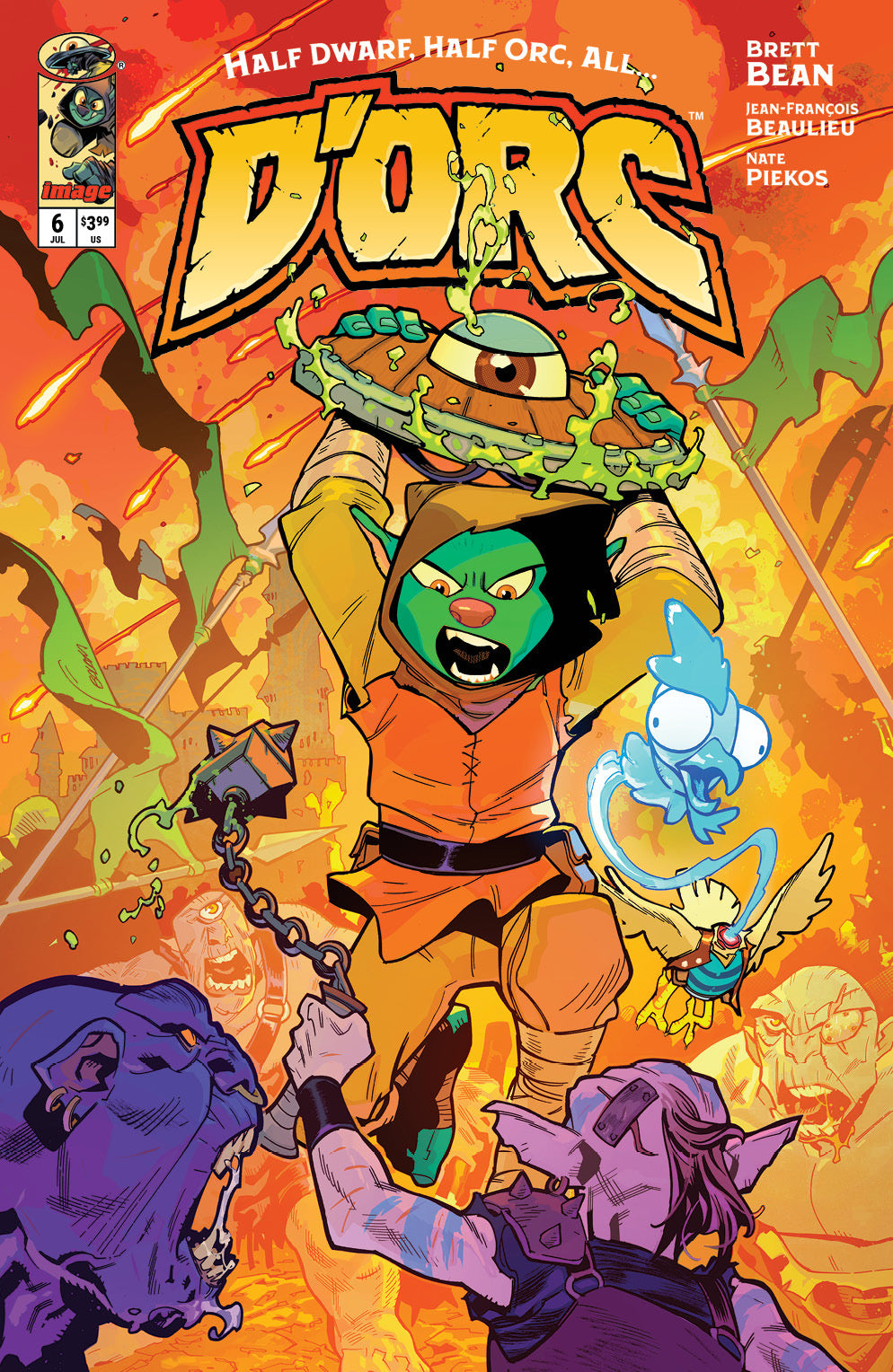 BRETT BEAN SIGNED D’ORC #6 Raj90027 SDCC exclusive