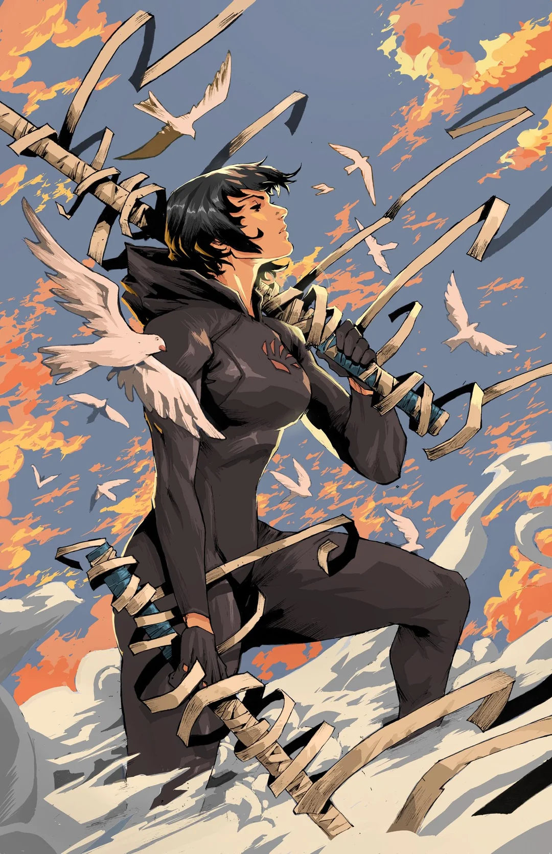 Absolute Cassandra Cain #1 Dexter Soy Raj90027 Exclusive Cover signed by Scott Snyder