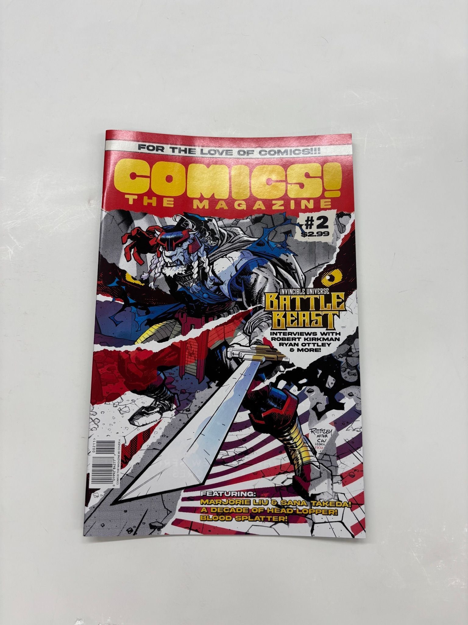 OTTLEY SIGNED comics! The magazine #2