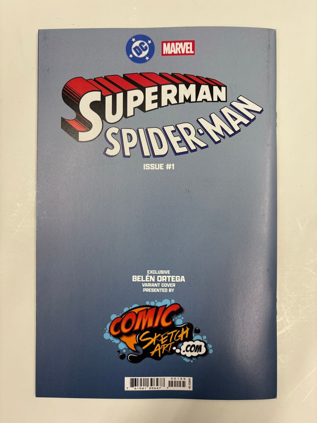 Superman Spiderman #1 Variant Cover SIGNED