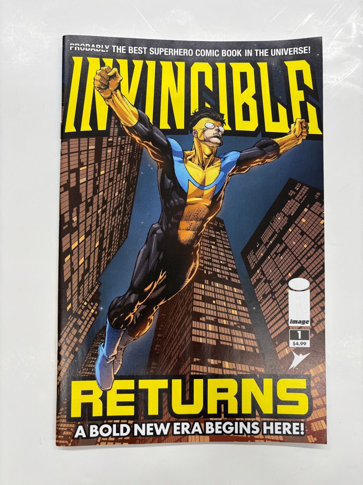 OTTLEY SIGNED invincible returns night city cover