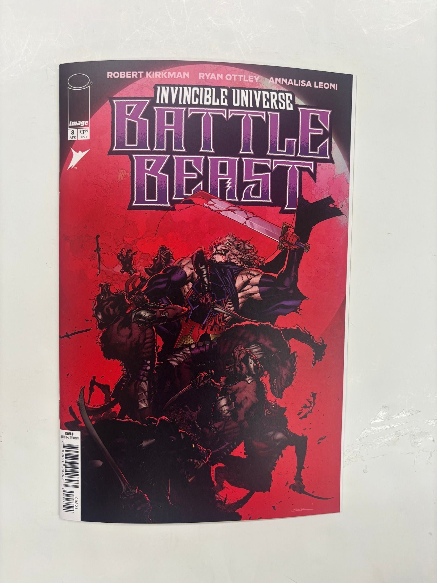 OTTLEY SIGNED battle beast #8 cover b