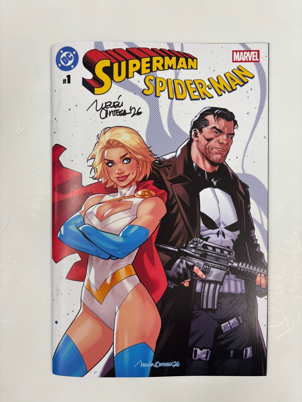 Superman Spiderman #1 Variant Cover SIGNED