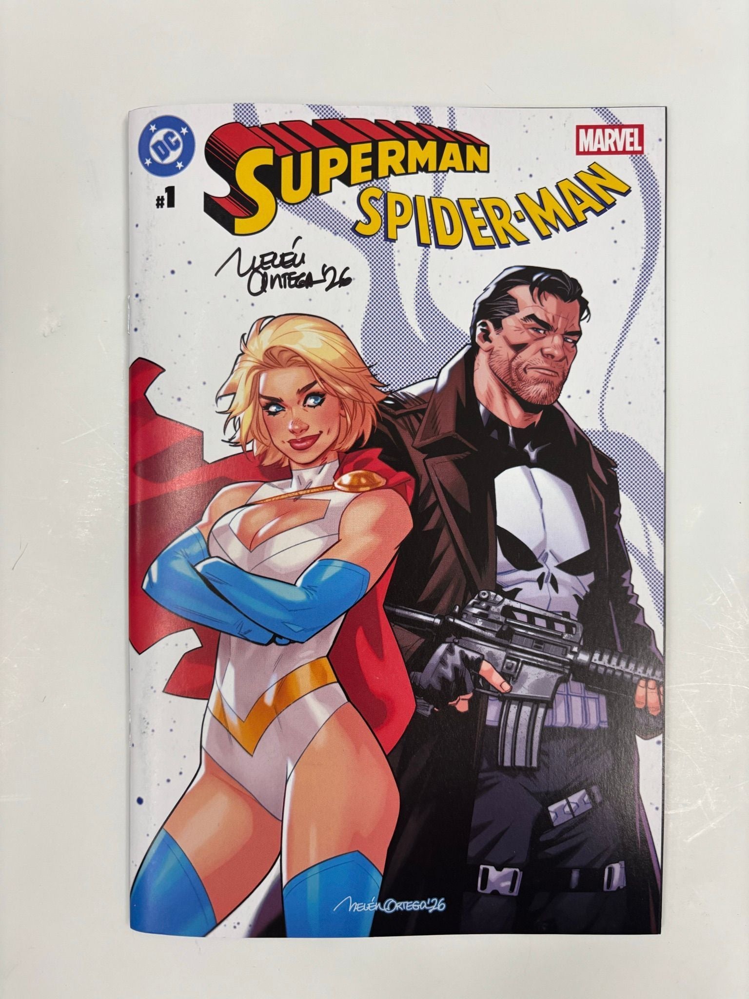 Superman Spiderman #1 Variant Cover SIGNED