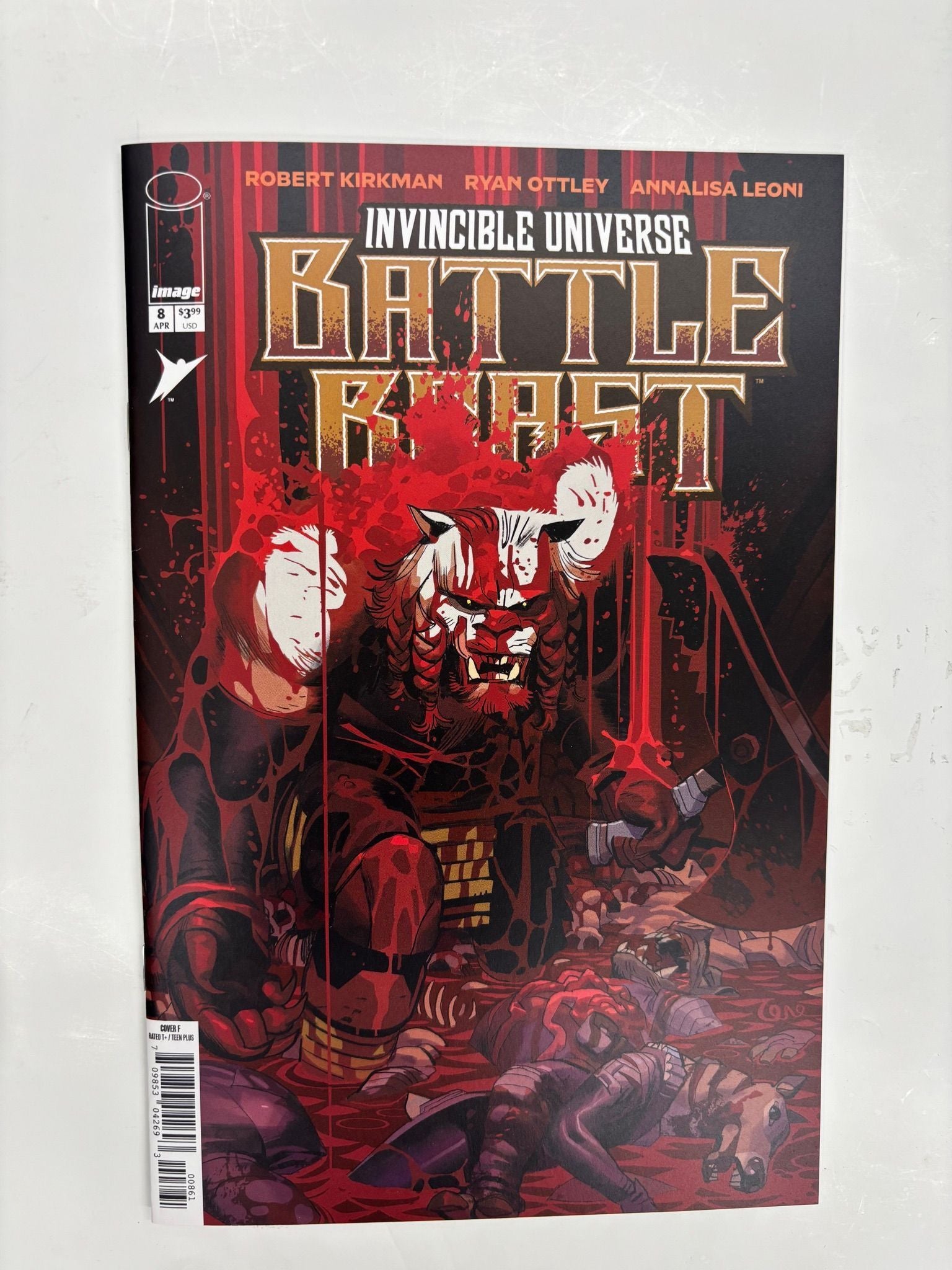 OTTLEY SIGNED battle beast #8 cover F