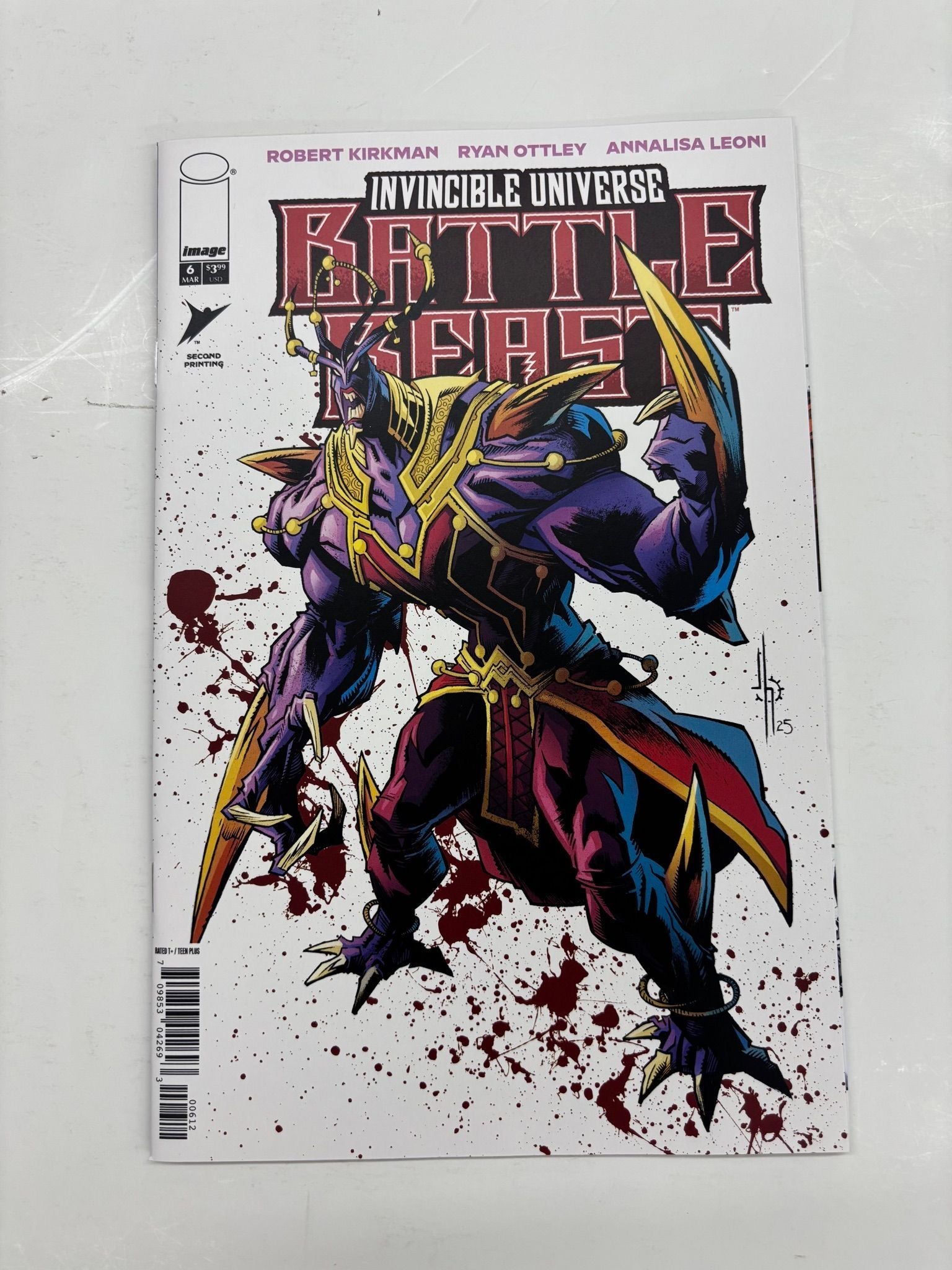 OTTLEY SIGNED battle beast #6 second printing