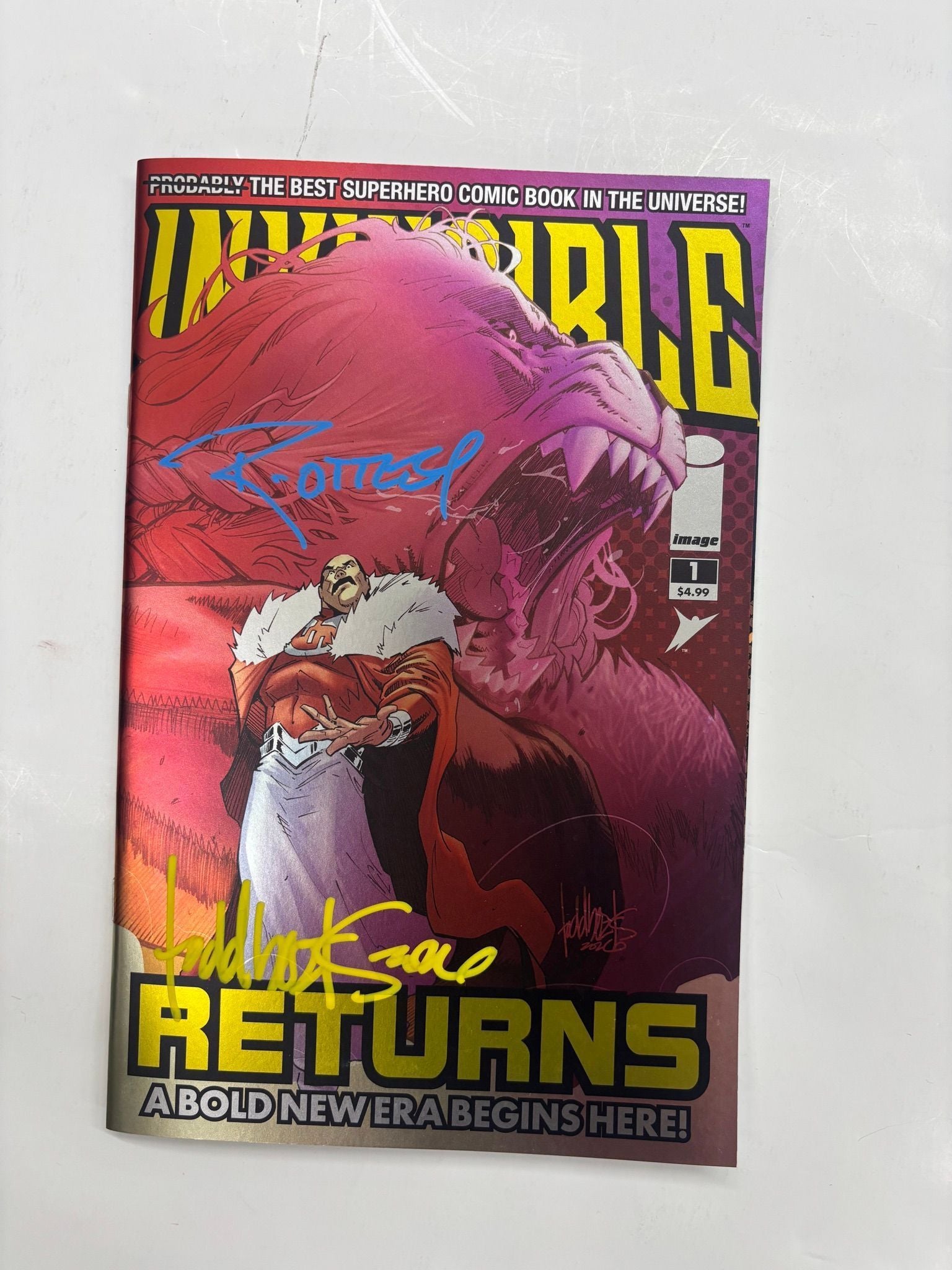 OTTLEY AND BEATS SIGNED invincible returns beats exclusive pink foil cover