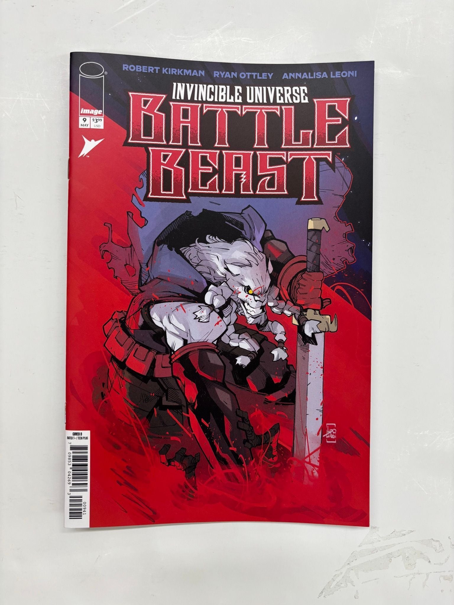 OTTLEY SIGNED battle beast #9 cover d