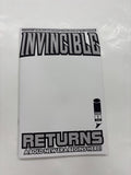 OTTLEY SIGNED invincible returns blank cover