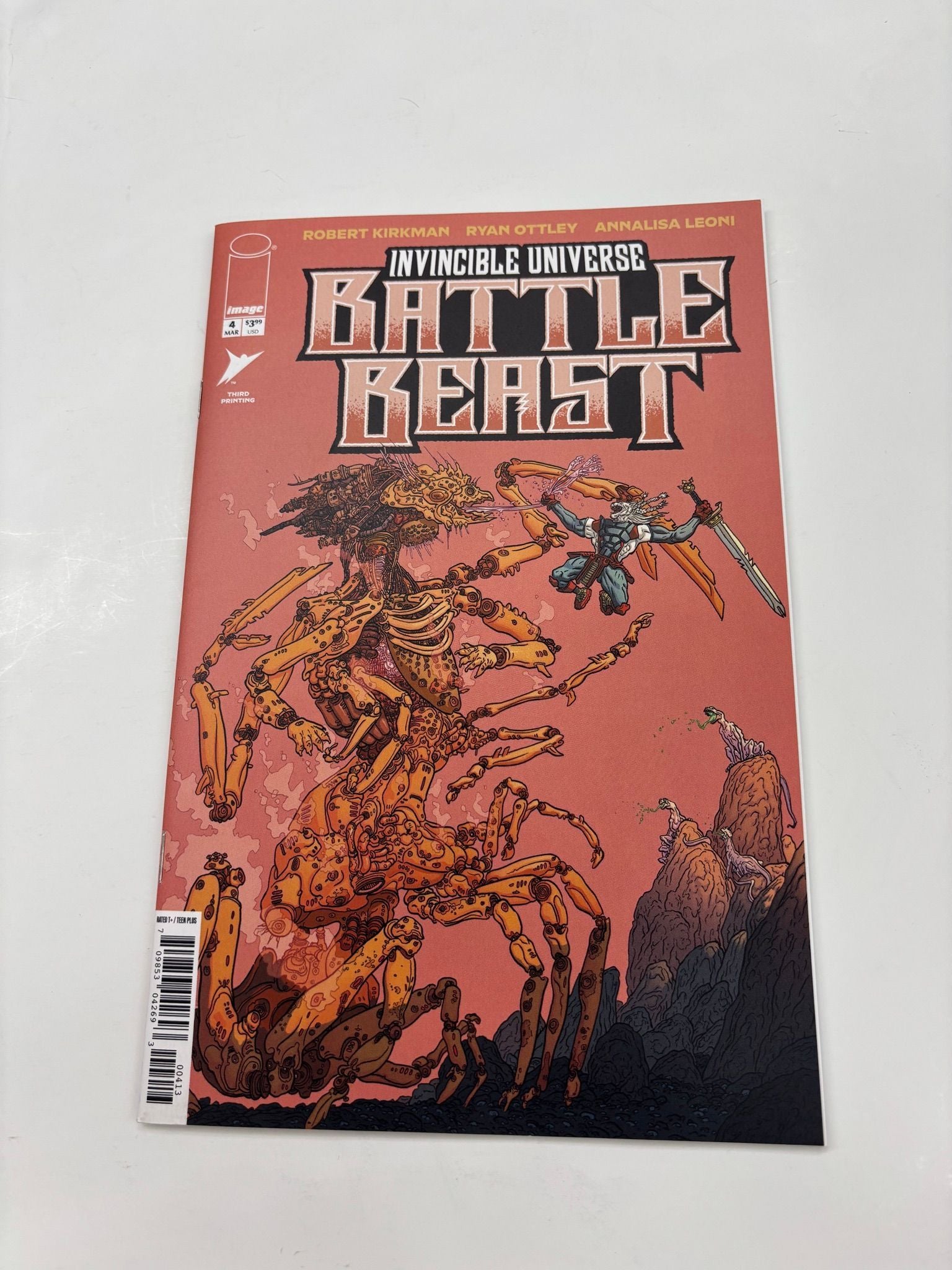 OTTLEY SIGNED battle beast #4 3rd printing