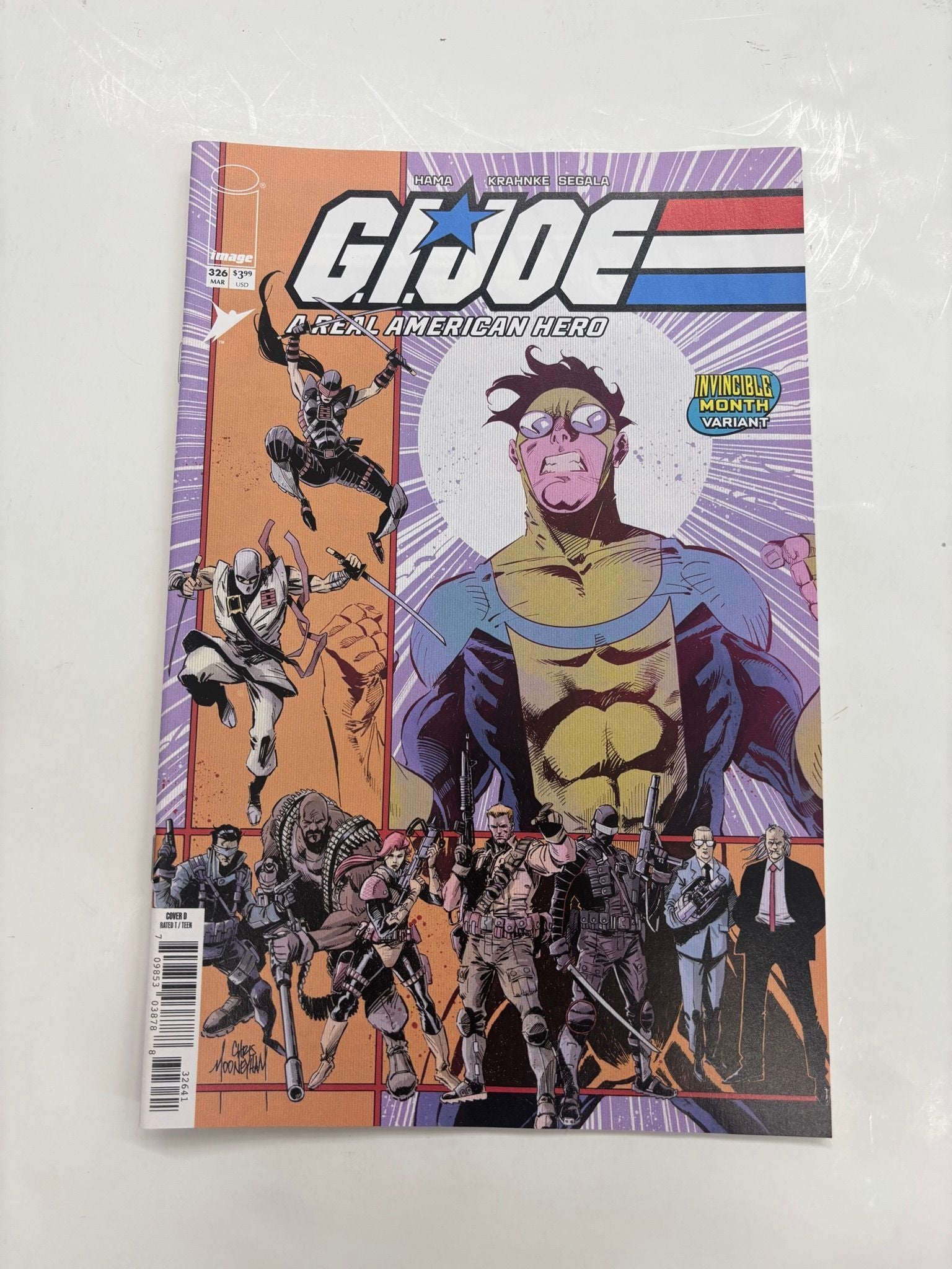 OTTLEY SIGNED GI Joe #326 Invincible month variant