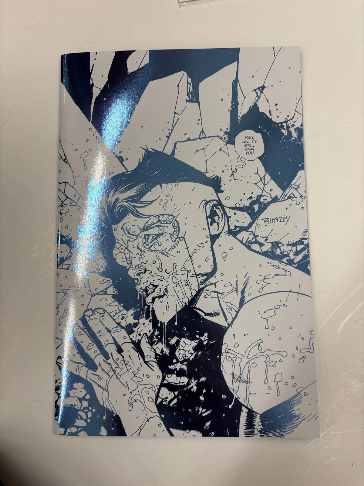 PREORDER: OTTLEY SIGNED Invincible #1 Blue Foil Virgin variant