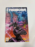 Fireborn #1 cover K signed by Frankie Jonas and Curt Pines