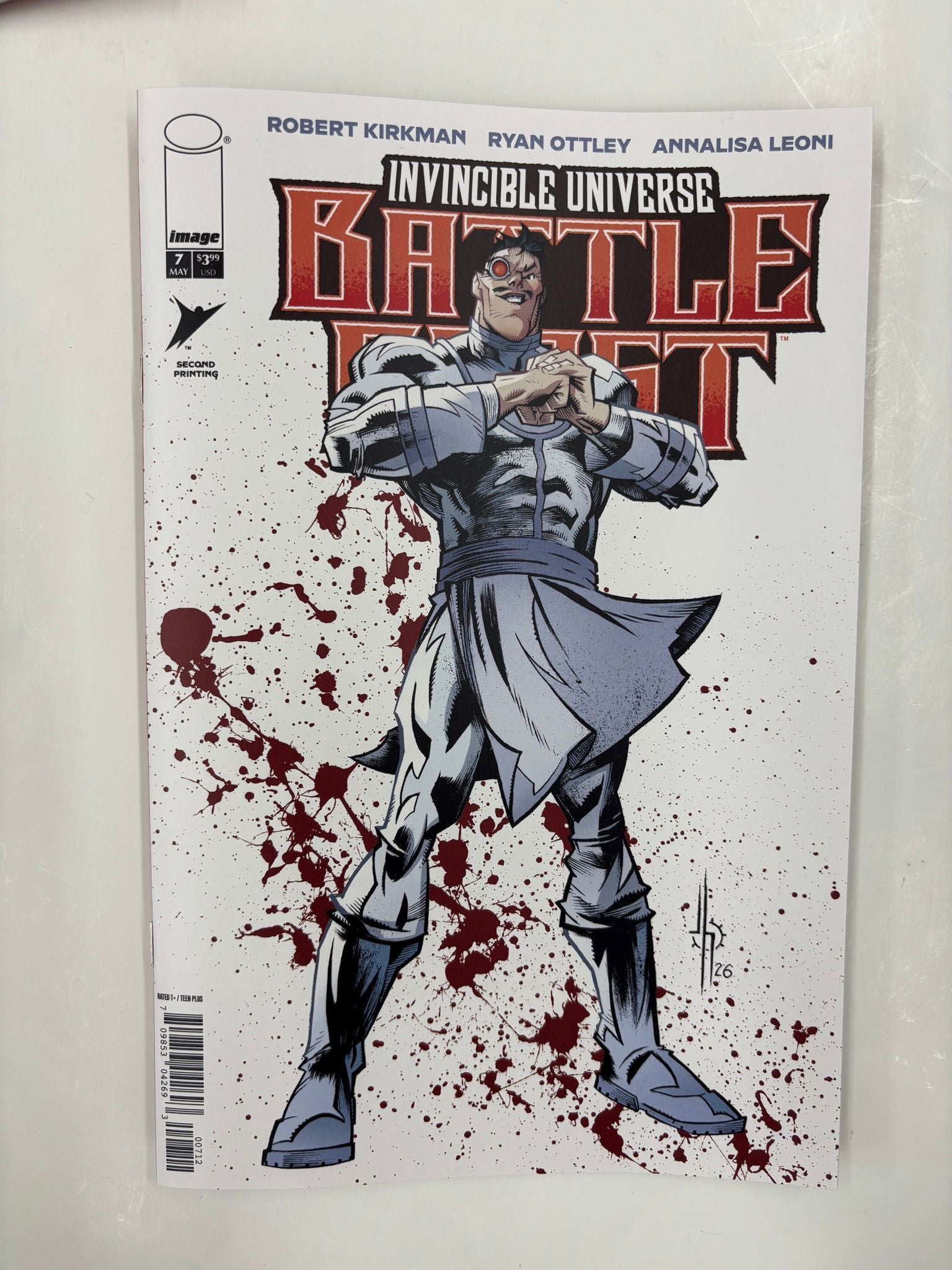 OTTLEY SIGNED battle beast #7 2nd printing