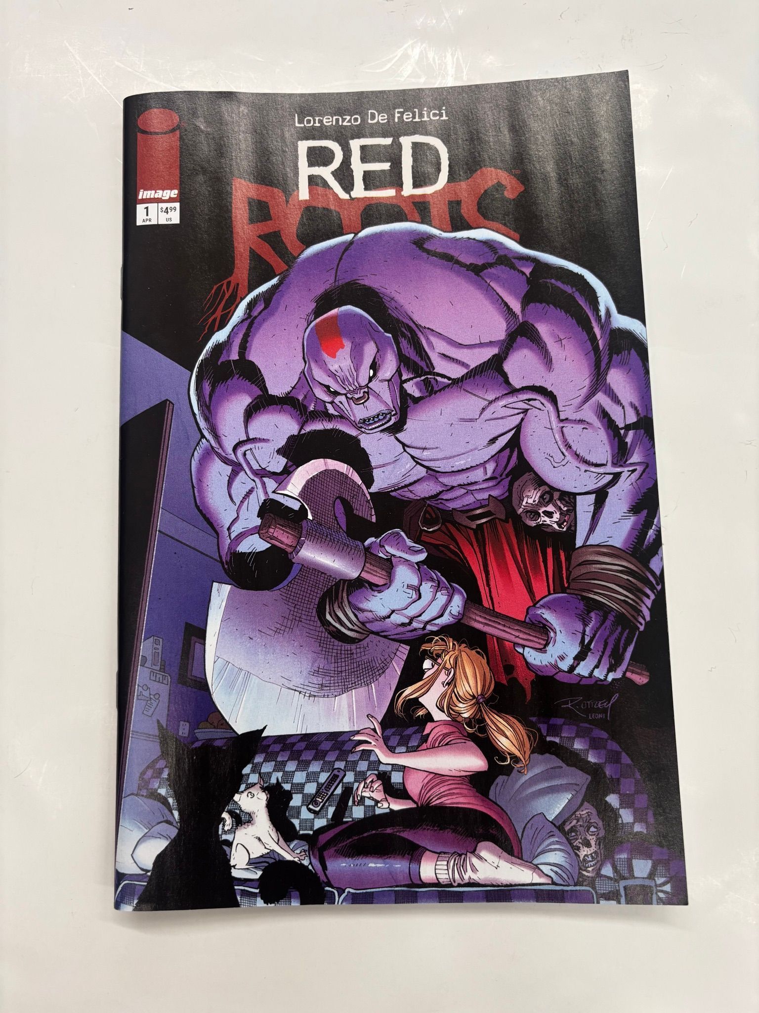 OTTLEY SIGNED red roots #1 cover g by Ottley