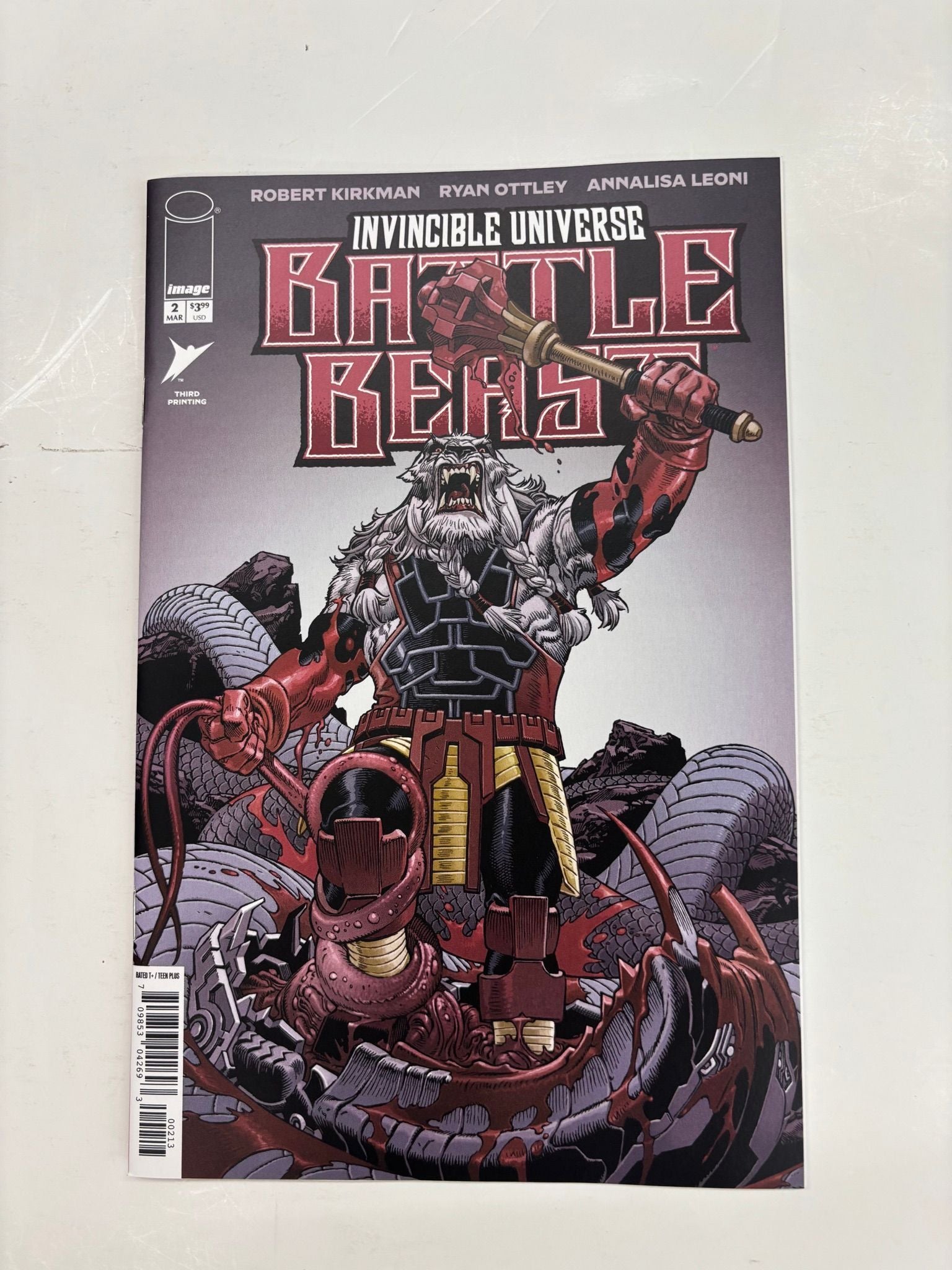 OTTLEY SIGNED battle beast #2 3rd printing