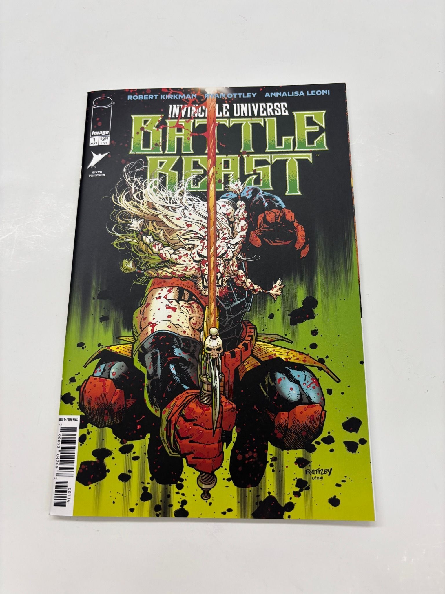 OTTLEY SIGNED battle beast #1 6th printing