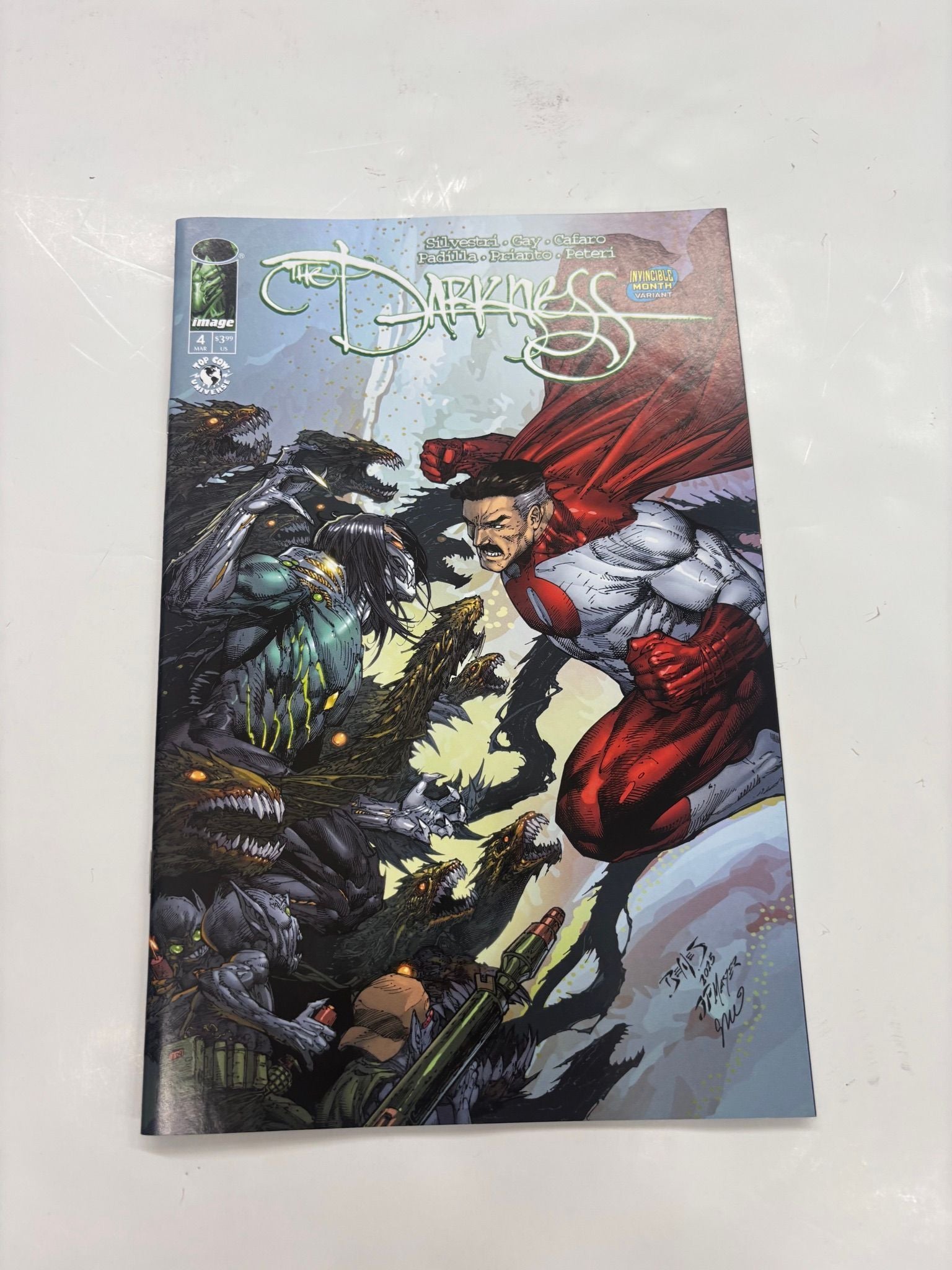 OTTLEY SIGNED the darkness #4 invincible month variant