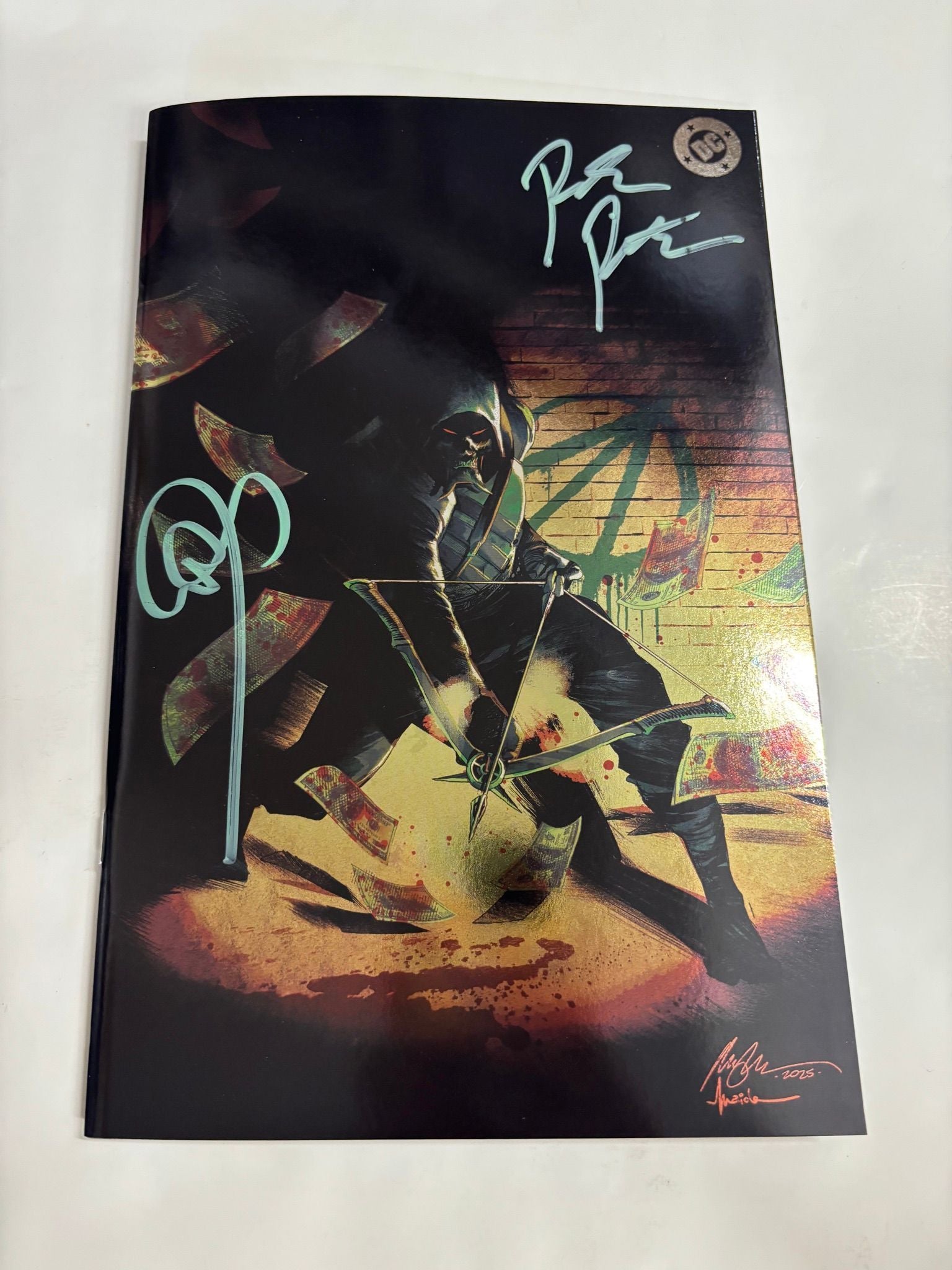PICHETCHOTE & SNYDER SIGNED Absolute green arrow #1 VIRGIN FOIL albaquerque variant