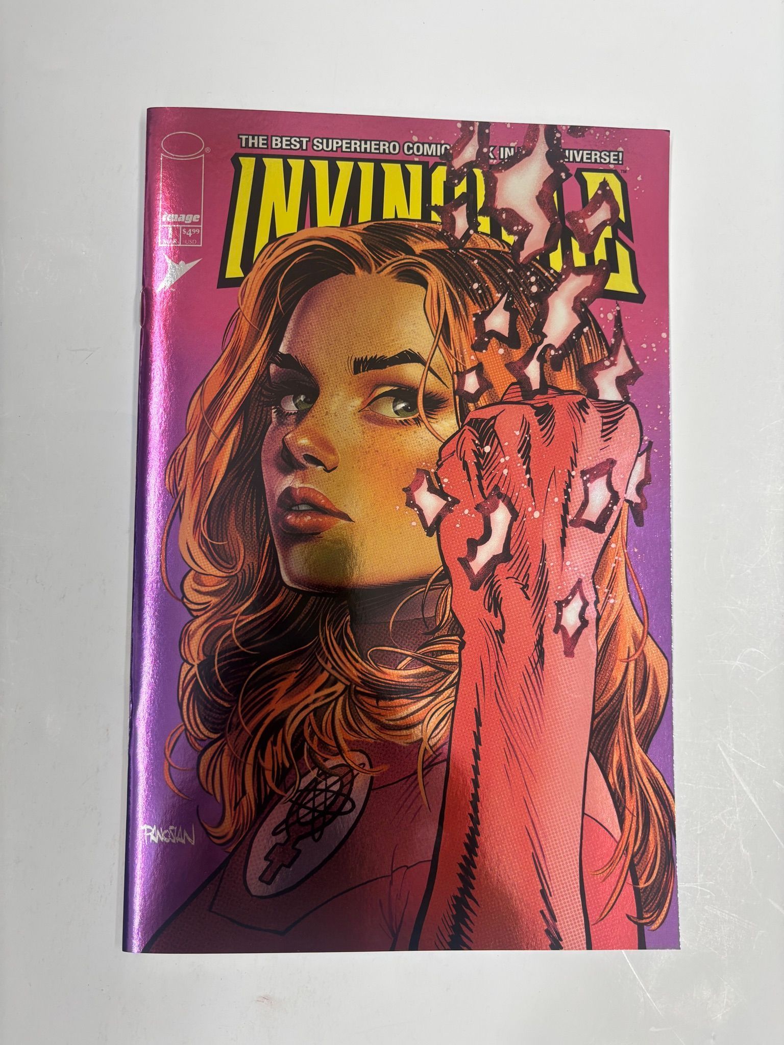 PANOSIAN SIGNED Invincible #1 PANOSIAN FOIL variant