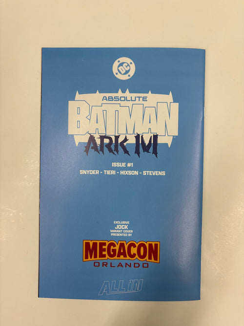 Absolute Batman Ark-M signed by Scott Snyder, Frank Tieri, and Jock