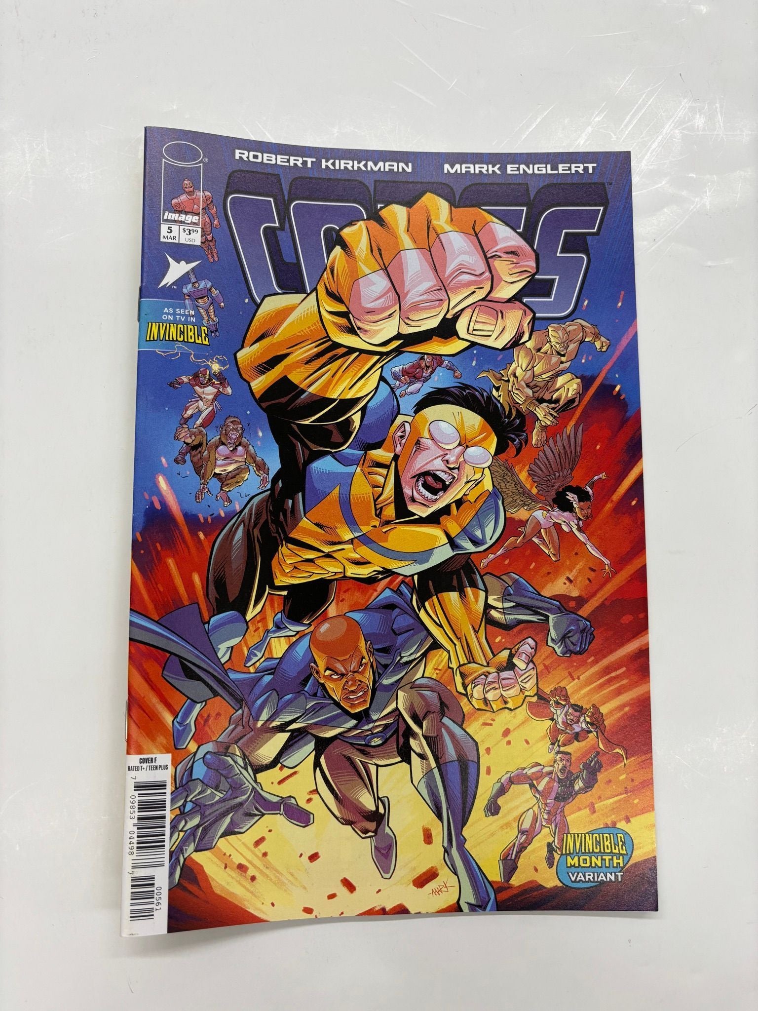 OTTLEY SIGNED CAPES #5 cover F invincible month variant