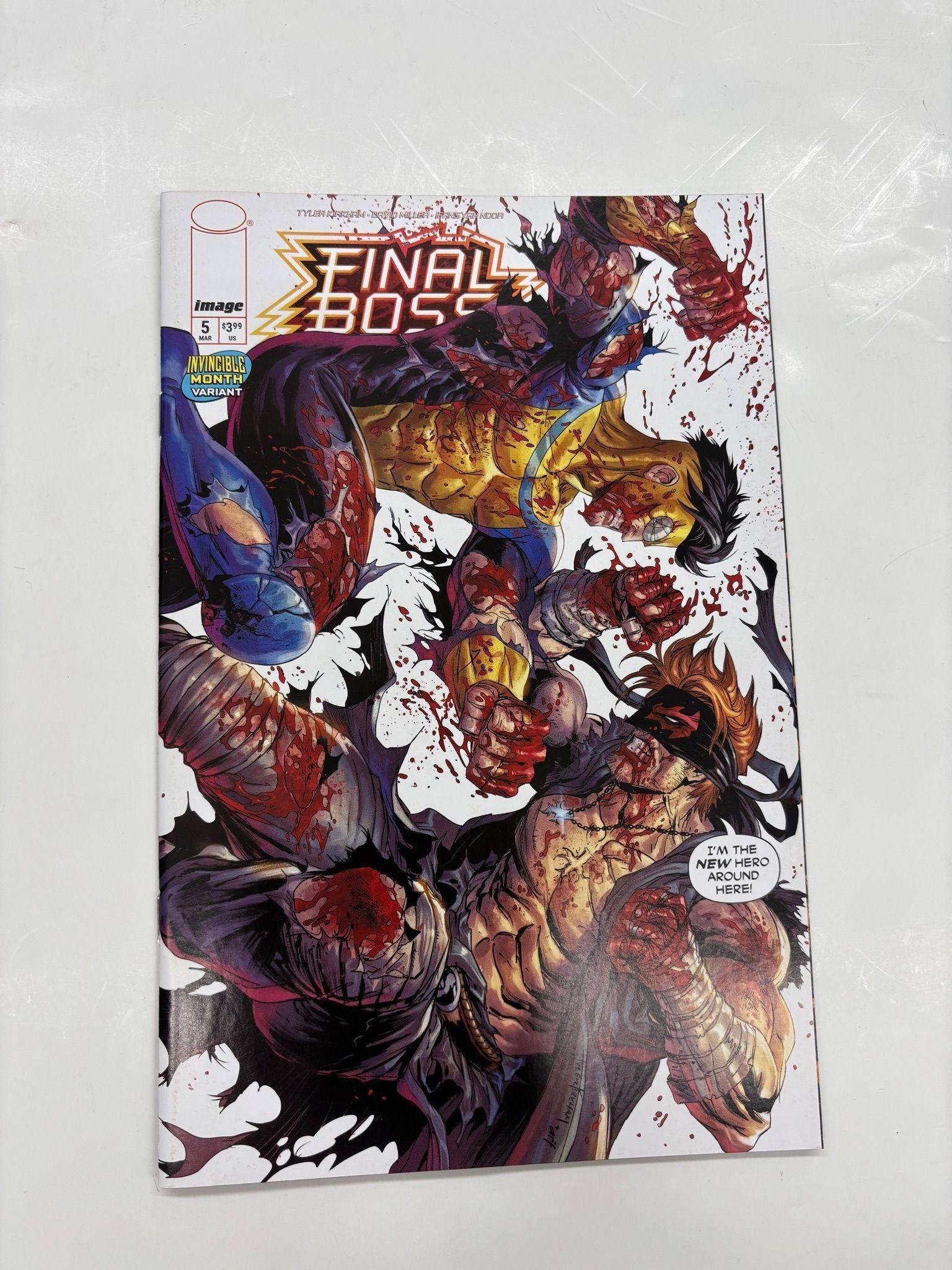 OTTLEY SIGNED final boss #5 invincible month variant