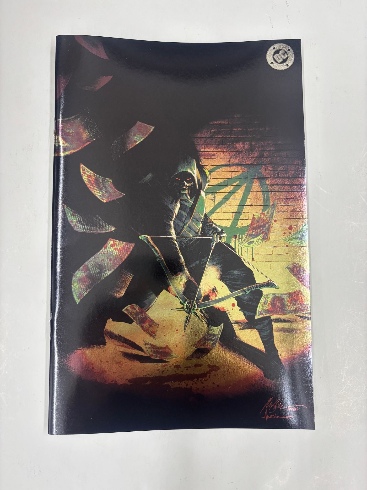 PICHETCHOTE & SNYDER SIGNED Absolute green arrow #1 VIRGIN FOIL albaquerque variant