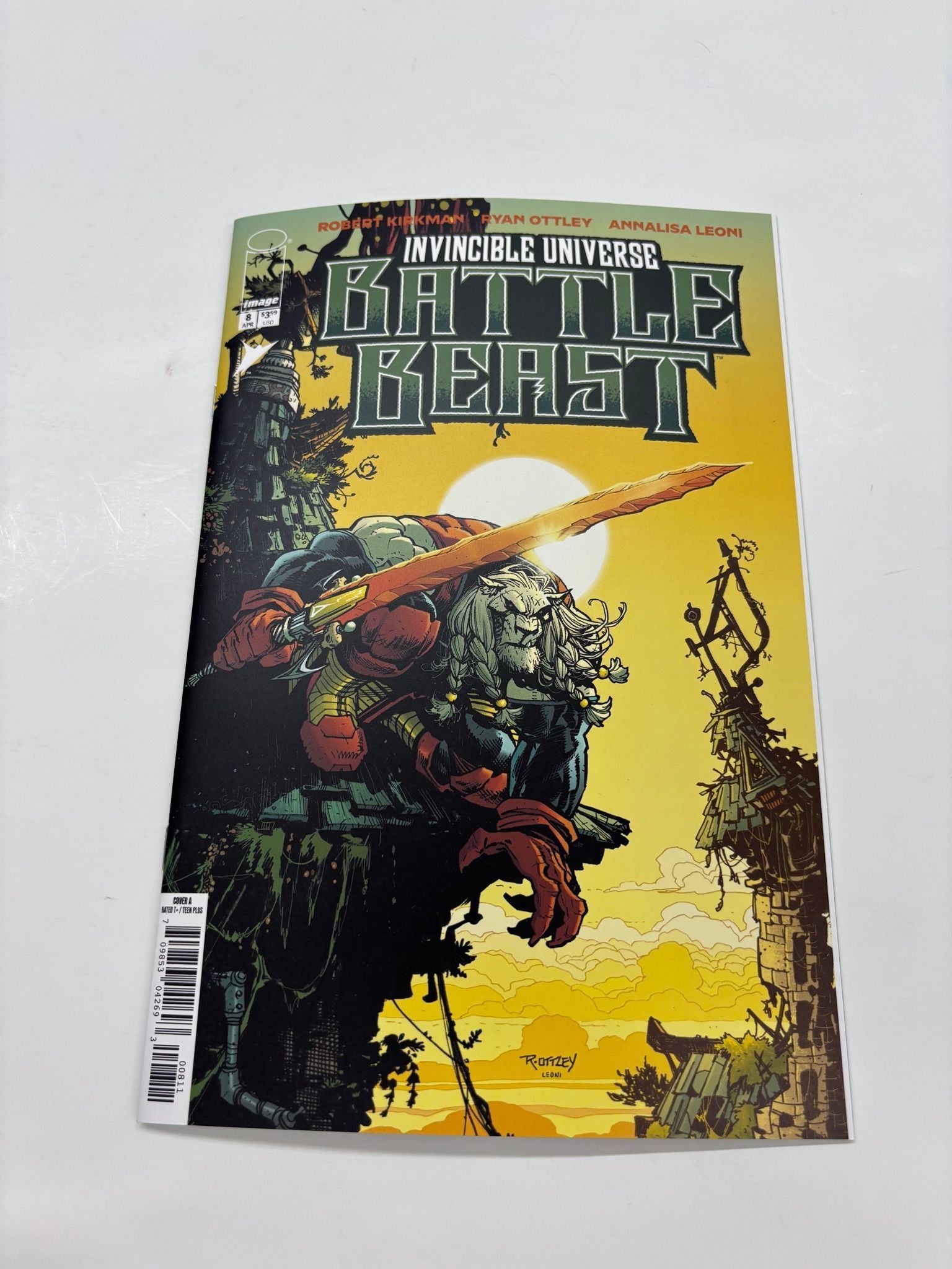 OTTLEY SIGNED battle beast #8 cover A