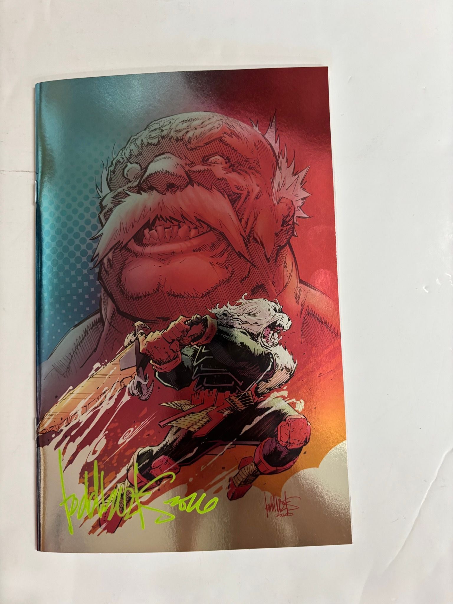 BEATS SIGNED battle beast #7 foil cover