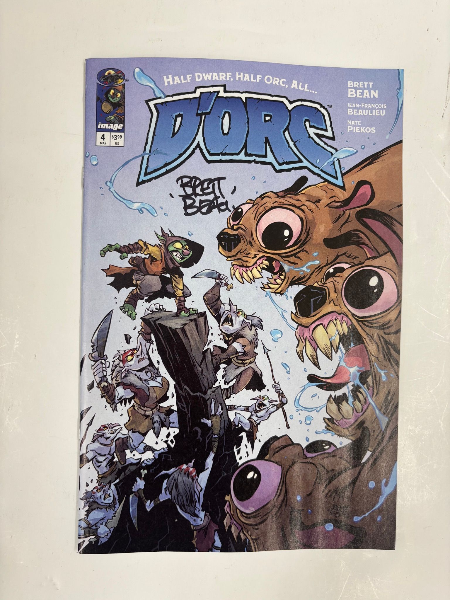 BRETT BEAN SIGNED D’ORC #4 cover A