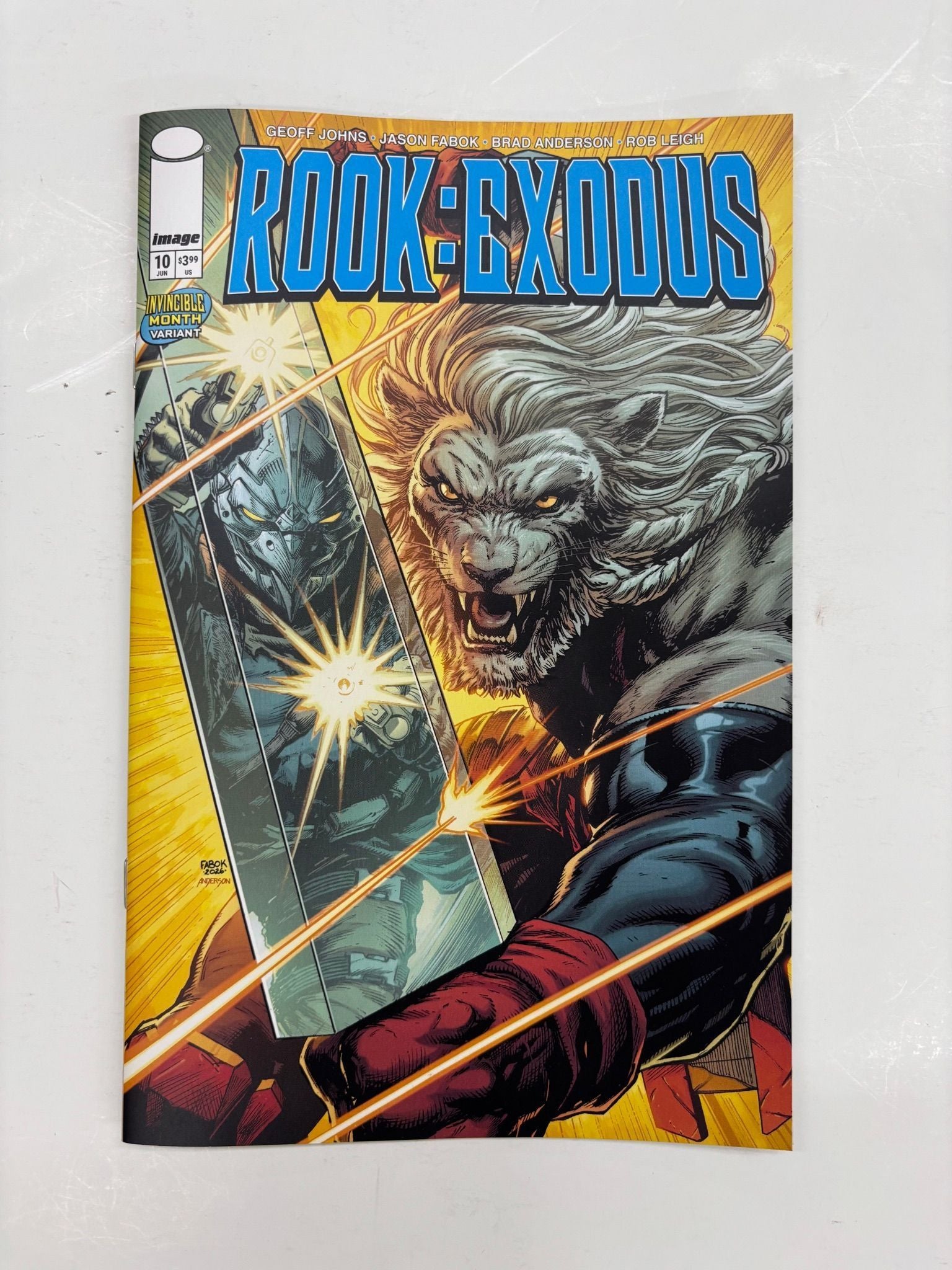 OTTLEY SIGNED rook exodus #10 invincible month variant