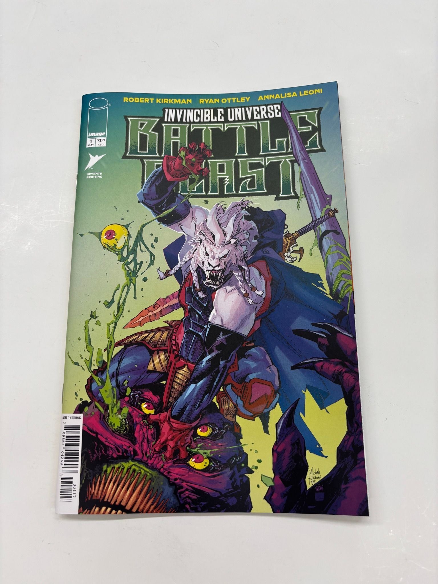 OTTLEY SIGNED battle beast #1 7th printing