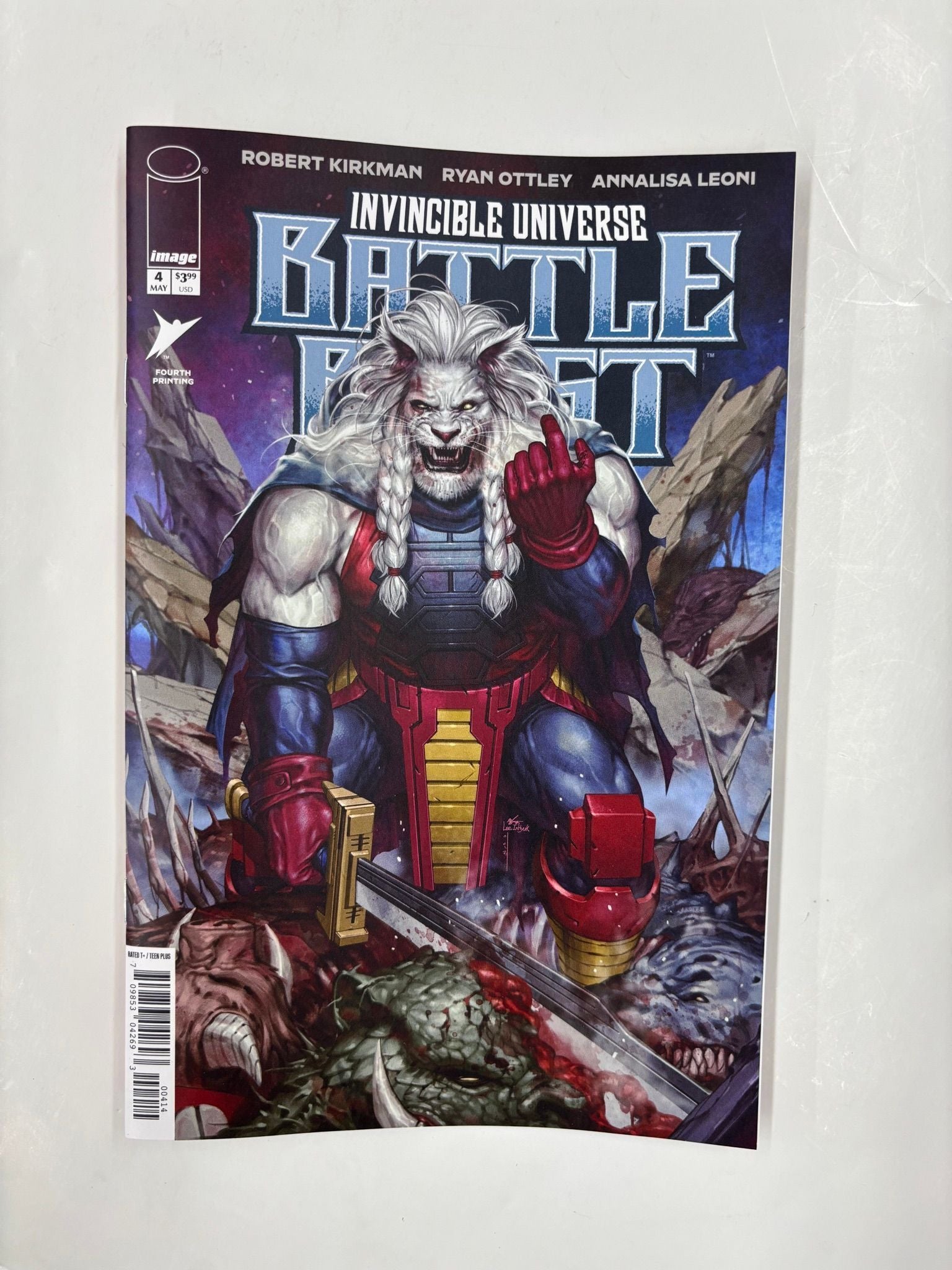 OTTLEY SIGNED battle beast #4 4th printing