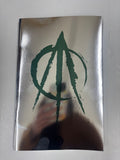 PICHETSHOTE & SNYDER SIGNED SILVER FOIL VIRGIN absolute green arrow #1