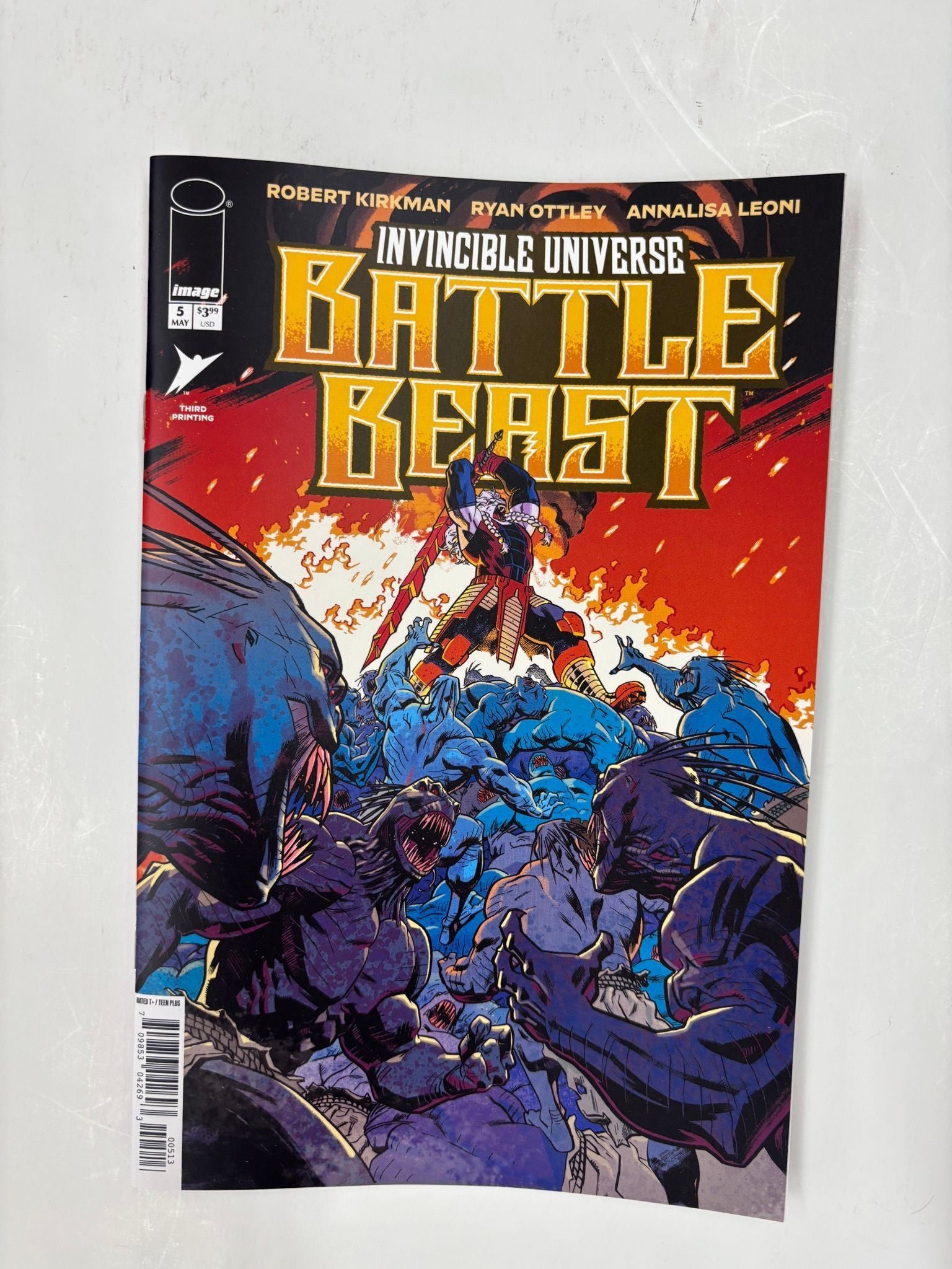 OTTLEY SIGNED battle beast #5 3rd printing