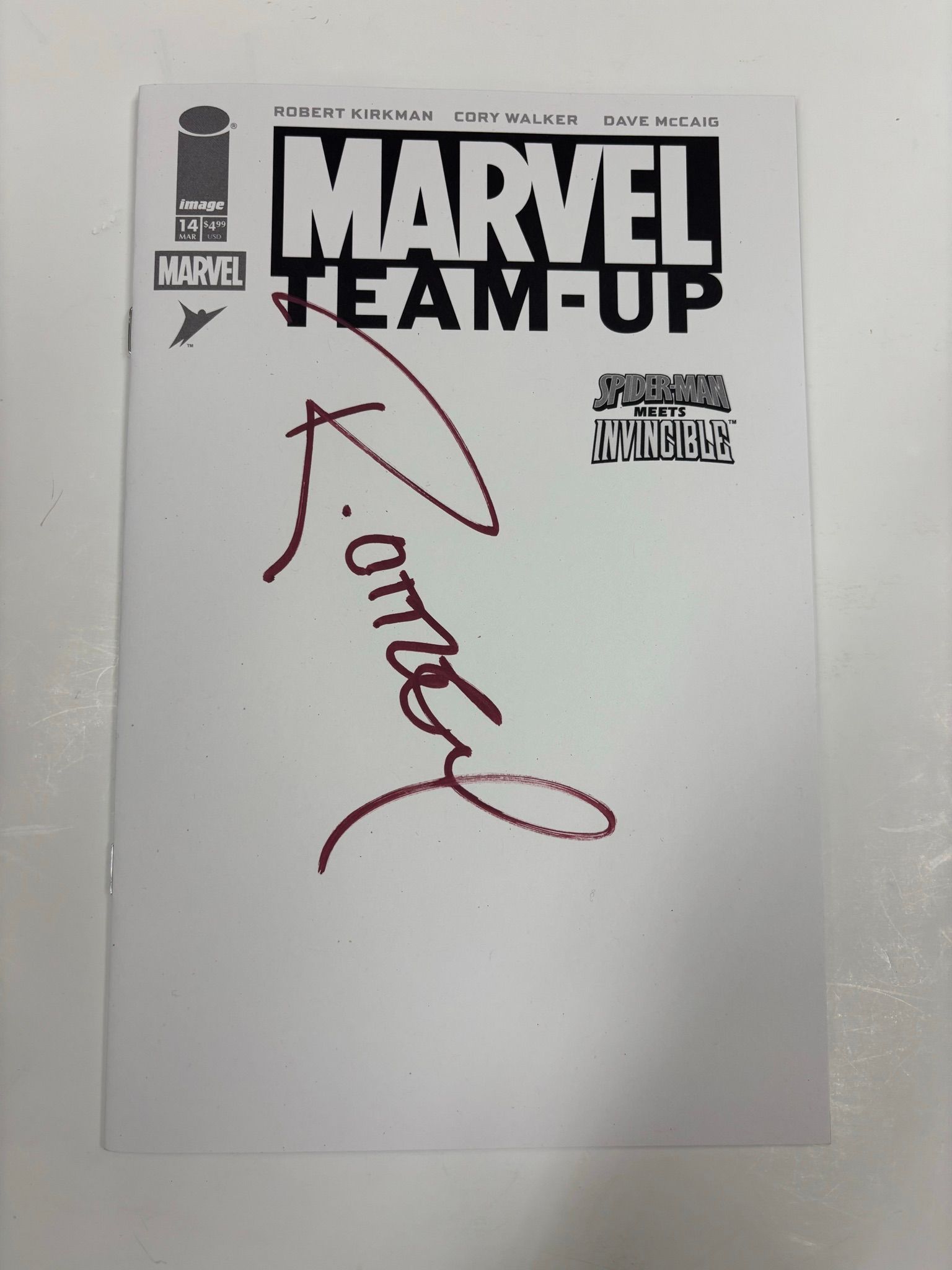 Marvel team up #14 sketch cover